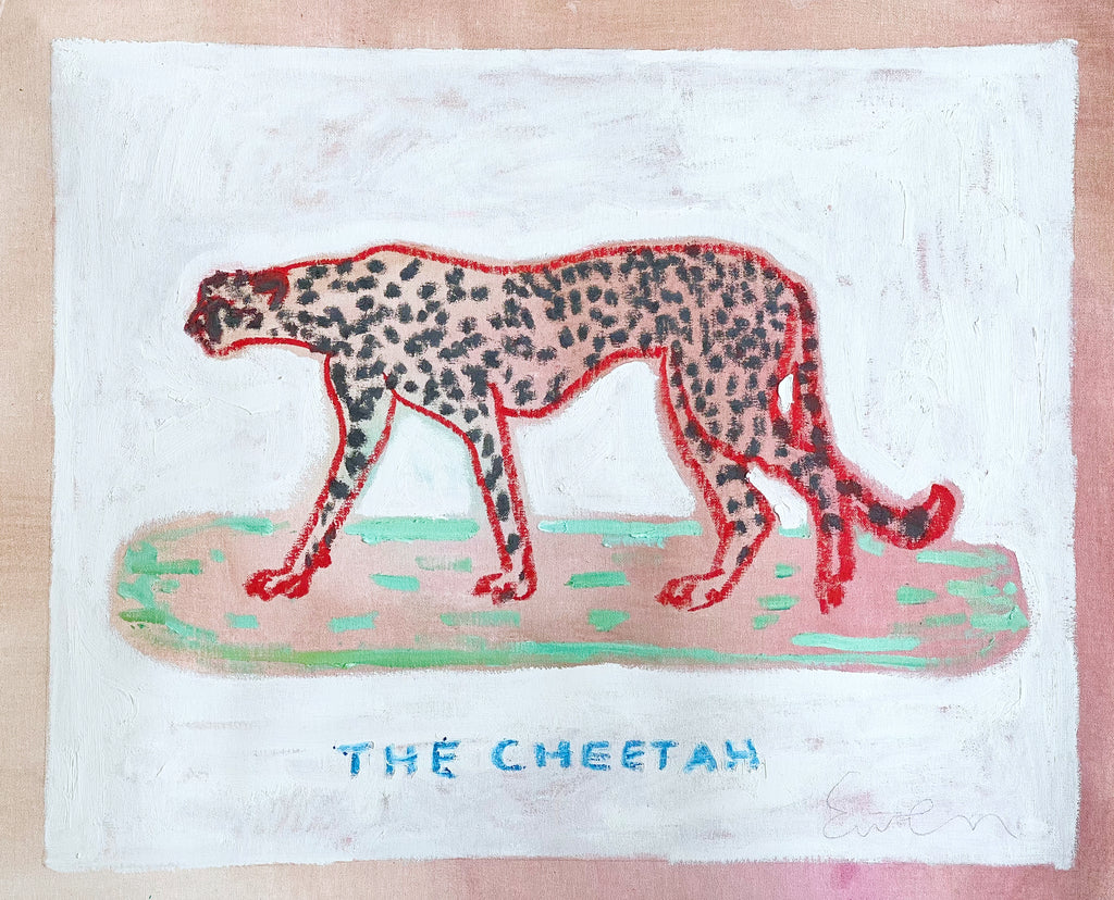 Oil Painting // The Cheetah, Scarlet