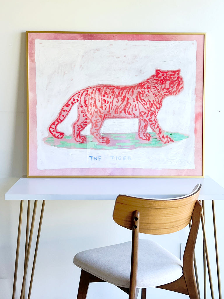 Framed Print // Scarlet Tiger