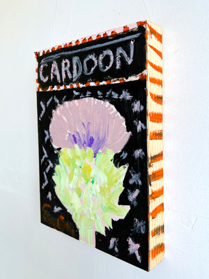 Oil Painting // Cardoon with Dark Background