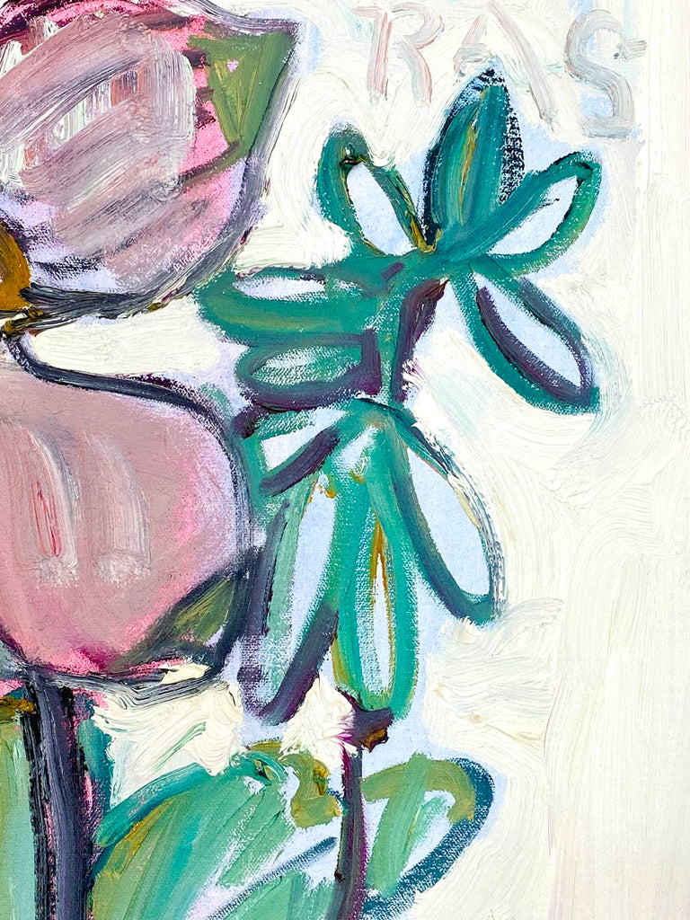 Painting // Aquilegia Brachyceras (Columbine Flowers)
