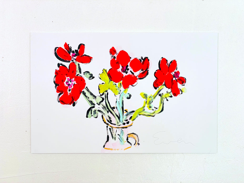 Hand Painted Multiple // Anemones (Matisse Study)
