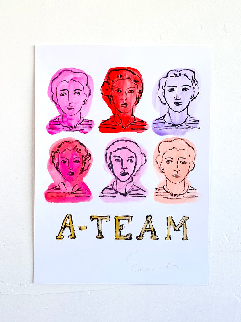 Hand Painted Multiple // A-Team