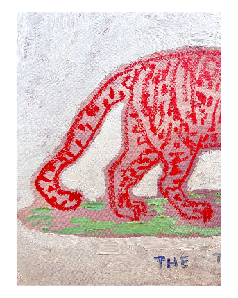 Oil Painting // The Tiger, Scarlet
