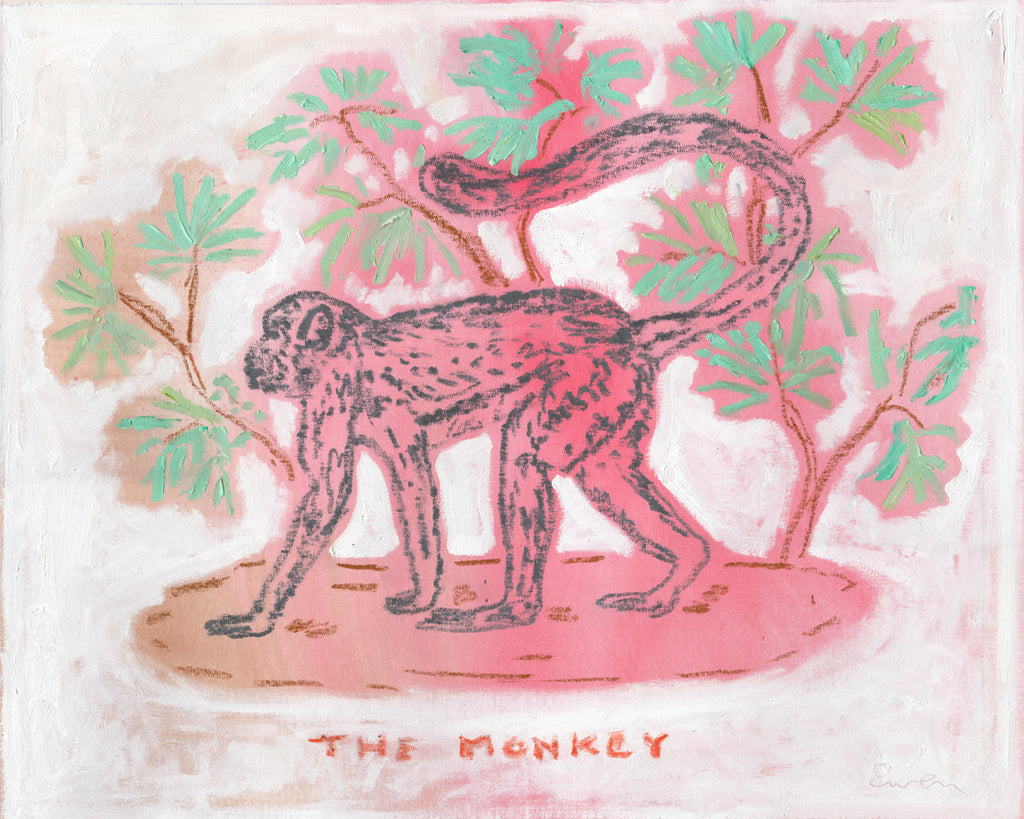 Oil Painting // The Grey Monkey