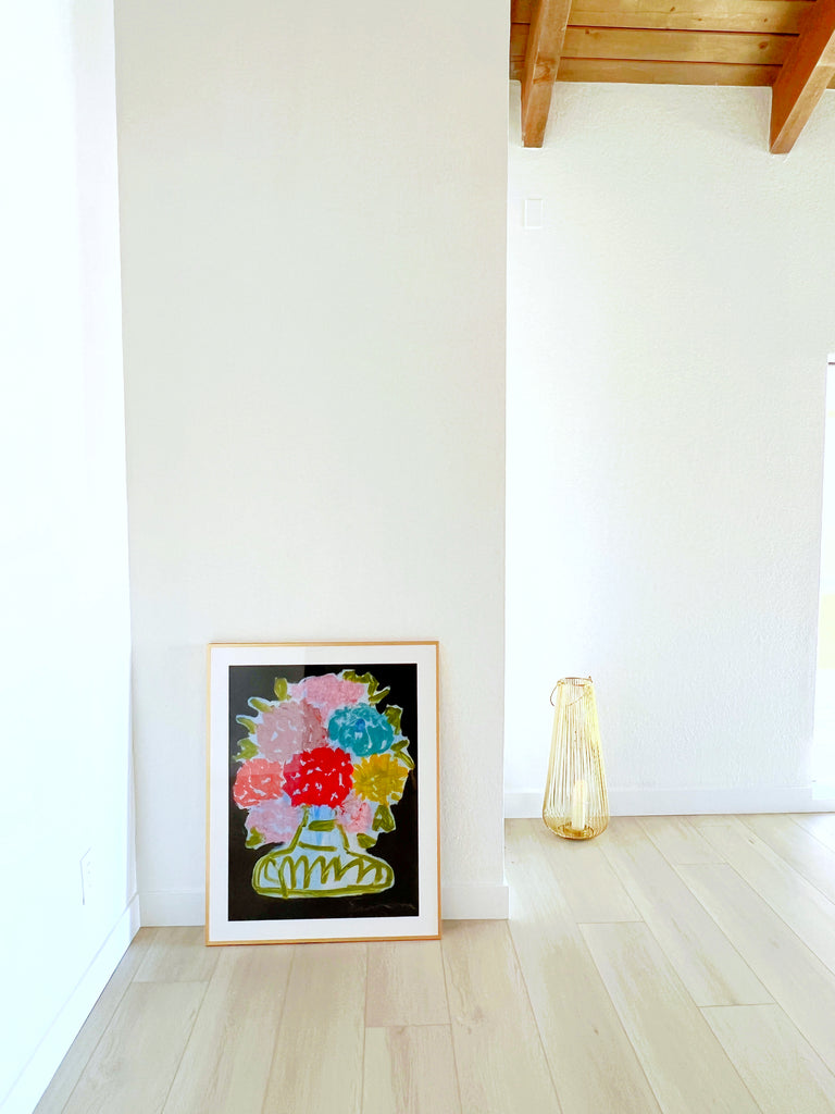 Framed Print // Bouquet (Blessing For A Beautiful Life)