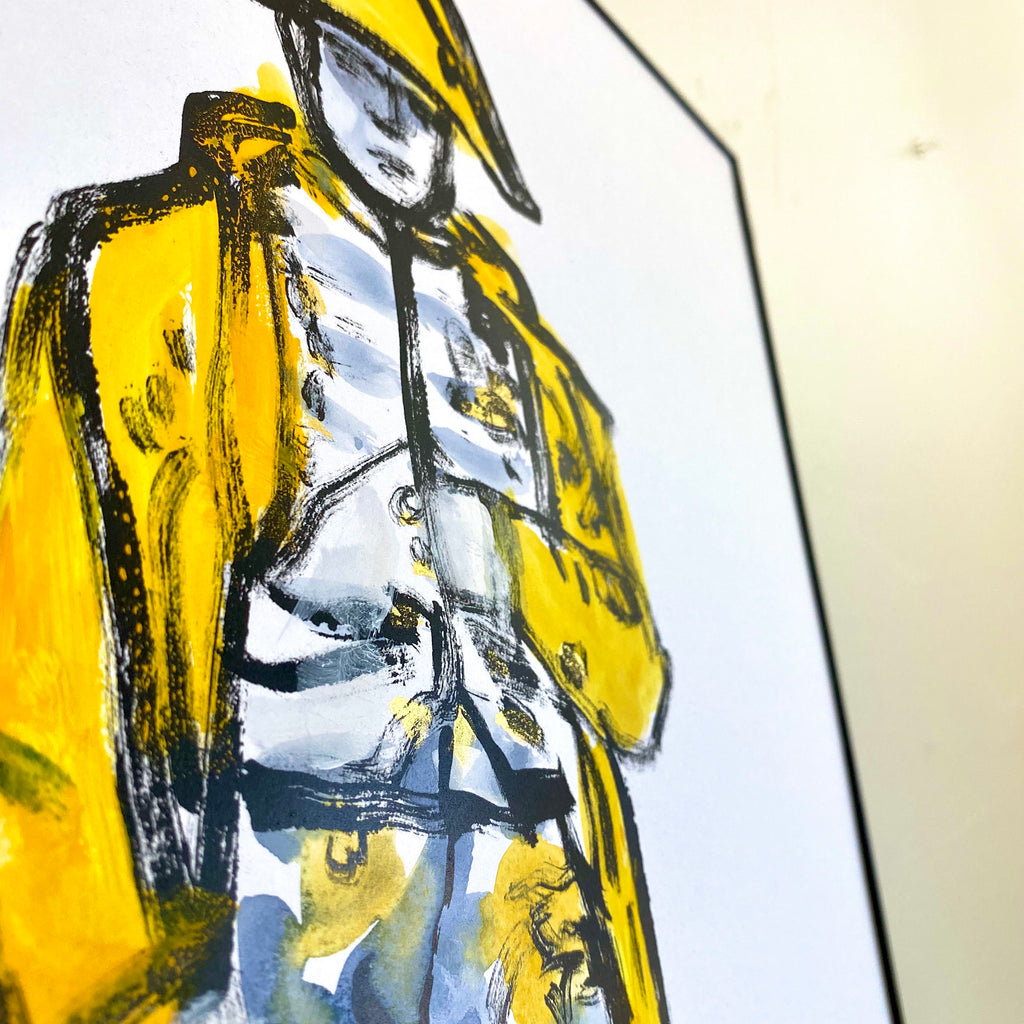 Hand Painted Multiple // Napoleon No. 8 :  Brilliant Yellow & Gold