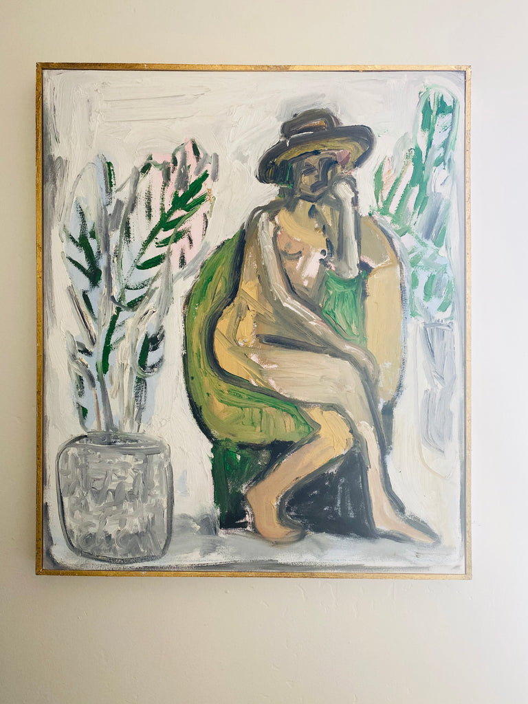 Painting // Nude In Hat