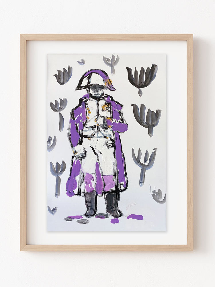 Hand Painted Multiple // Napoleon No. 4 :  Lavender & Gold